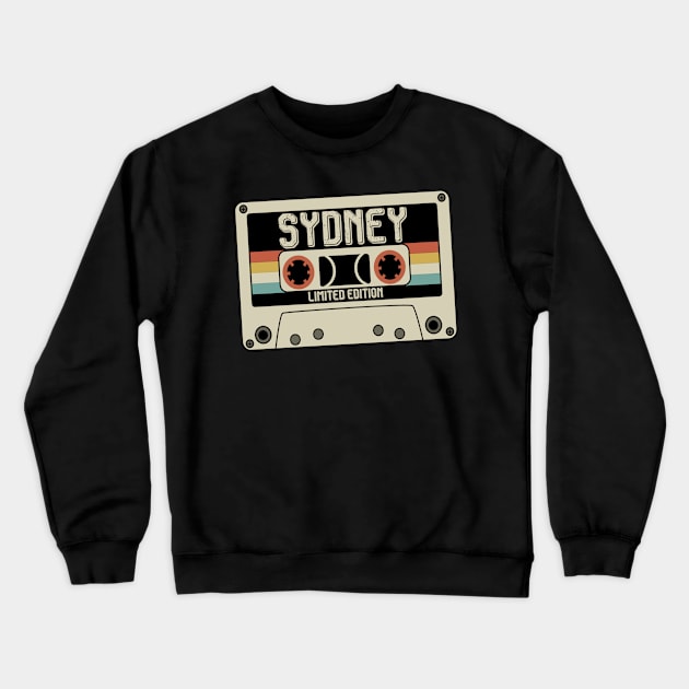 Sydney - Limited Edition - Vintage Style Crewneck Sweatshirt by Debbie Art